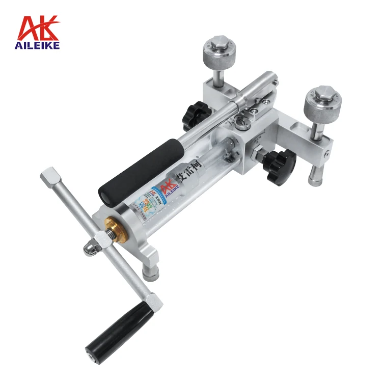 

AILEIKE ALKB9802 Portable Hydraulic Pump 0~600bar Range Hydraulic Pressure Gauge Transmitter Pressure Measuring Instruments