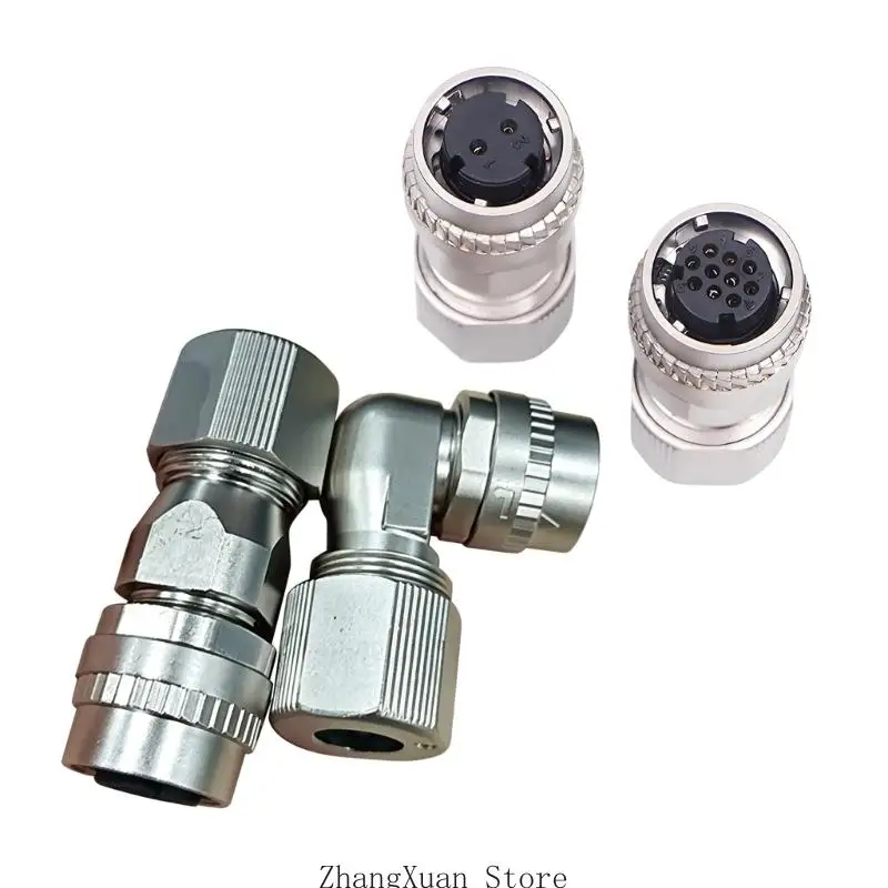 High Performances 10 Pin Aviation Socket With Gold Plated Terminals for Industry 3XUF