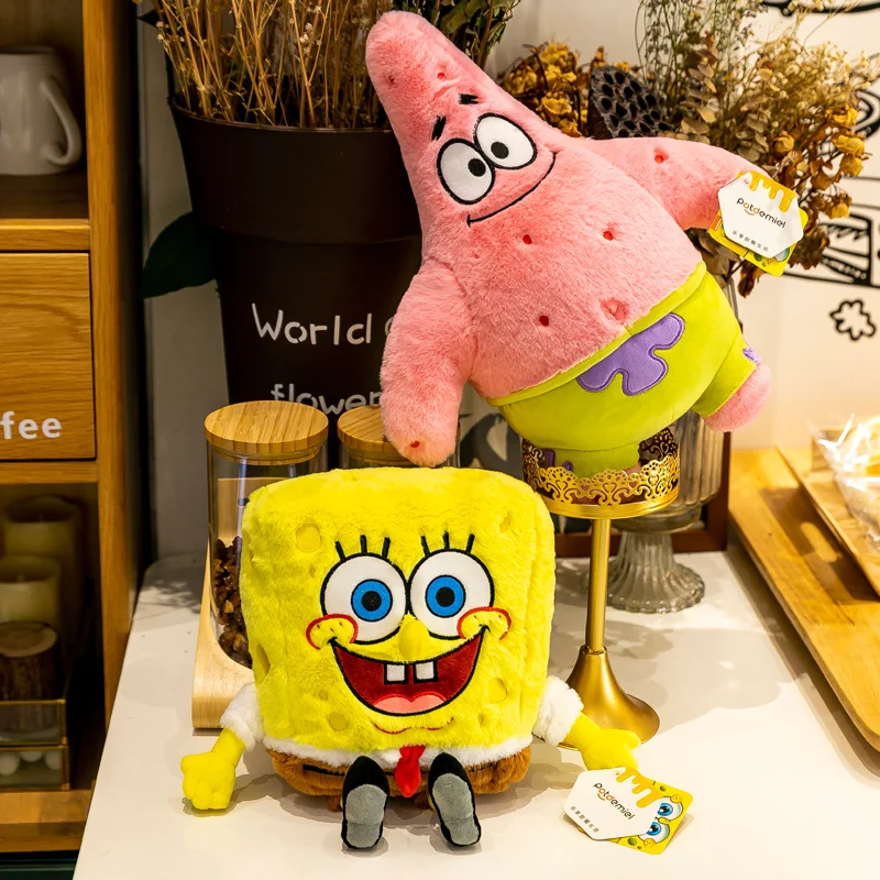 SpongeBob SquarePants Patrick Star Plush Toy Throw Pillow Cartoon&Cute Stuffed Toy Doll Car Decorations Birthday Gift For Girl