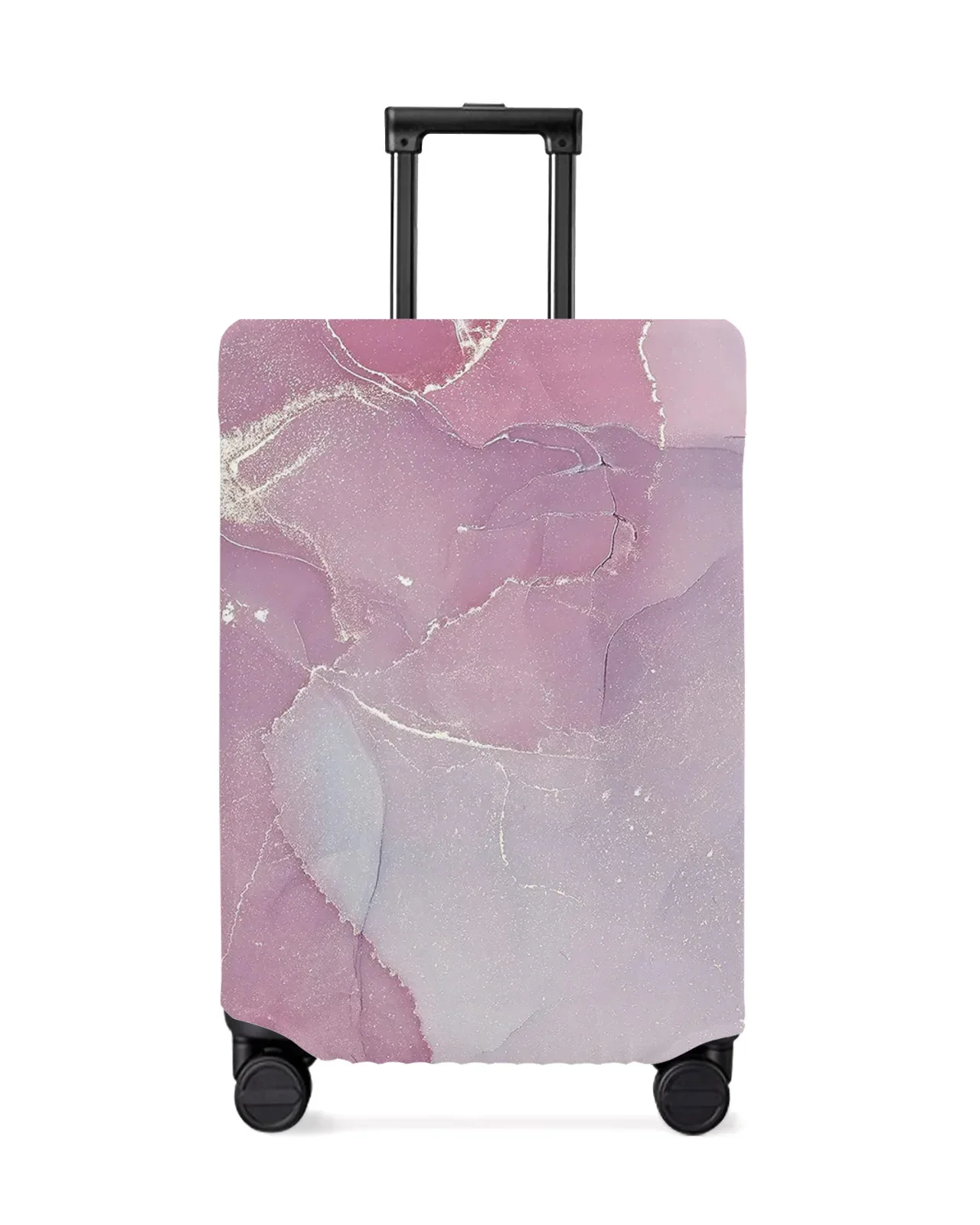 

Marble Texture Pink Travel Luggage Cover Elastic Baggage Cover For 18-32 Inch Suitcase Case Dust Cover Travel Accessories