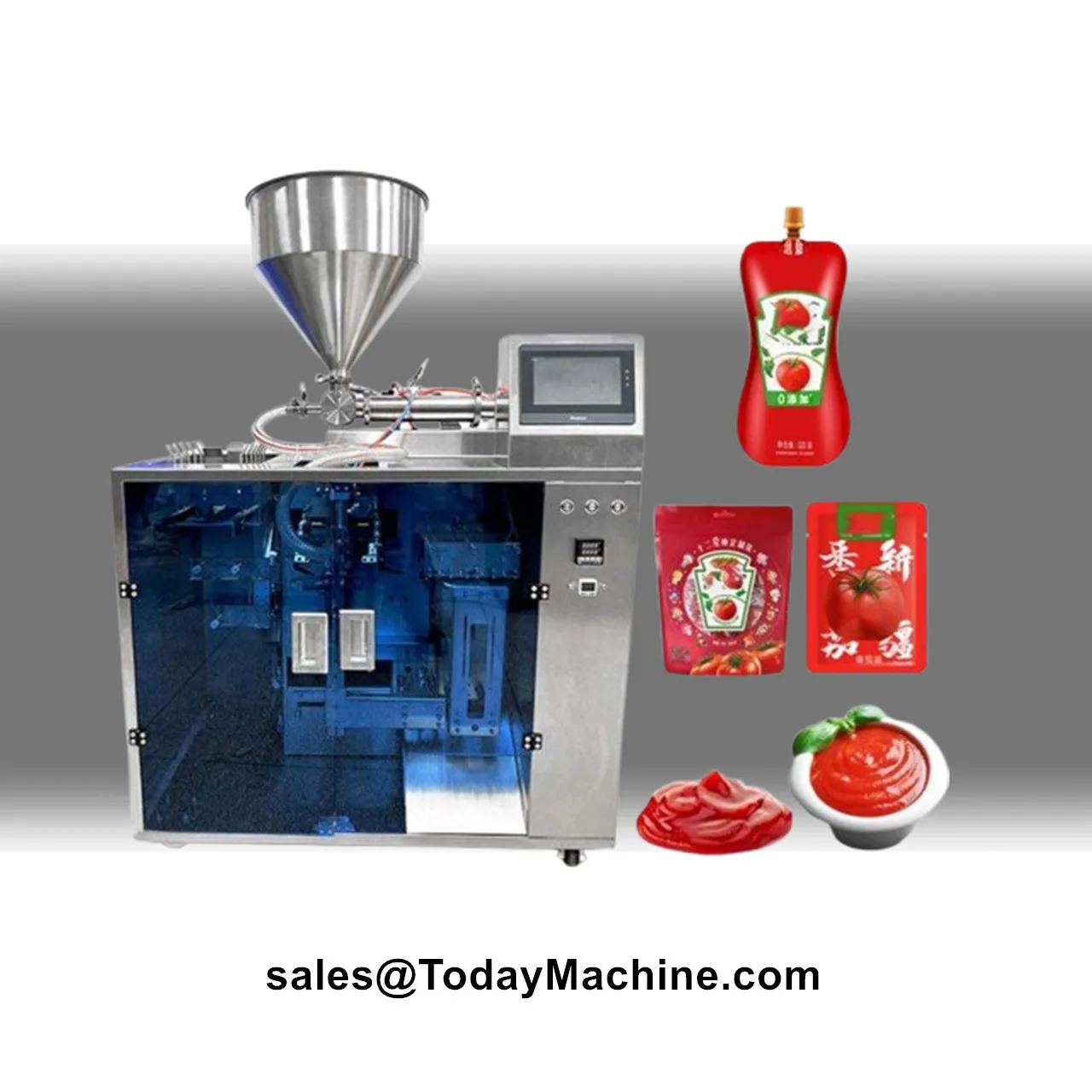 Premade Pouch Bag Automatic Filling Packing Machine for Cocoa Coffee Powder