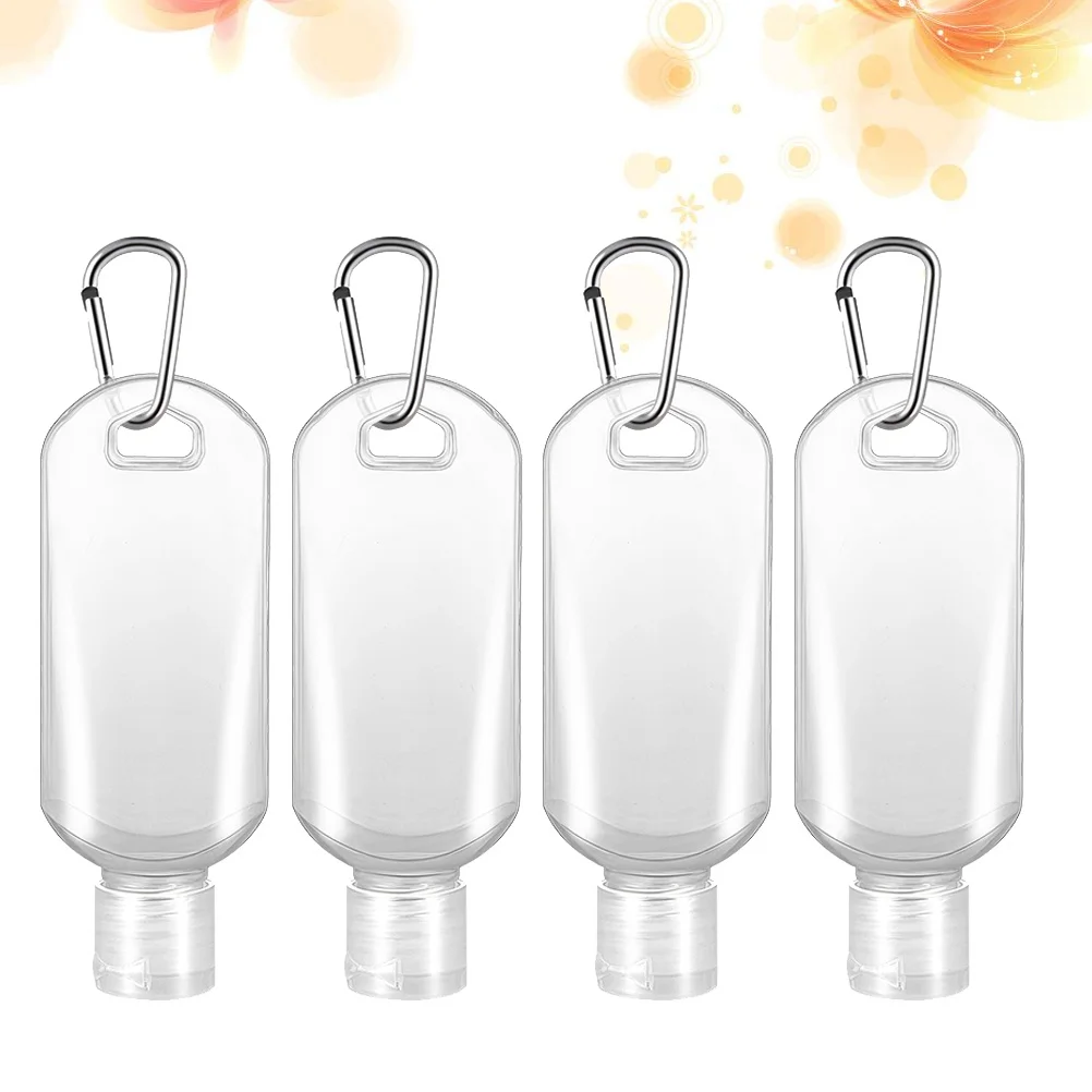 

6Pcs Hang Hook Refillable Bottles Perfect Travel Storage for Shampoo Face Wash Body Lotion Hand Cream Press Bottles