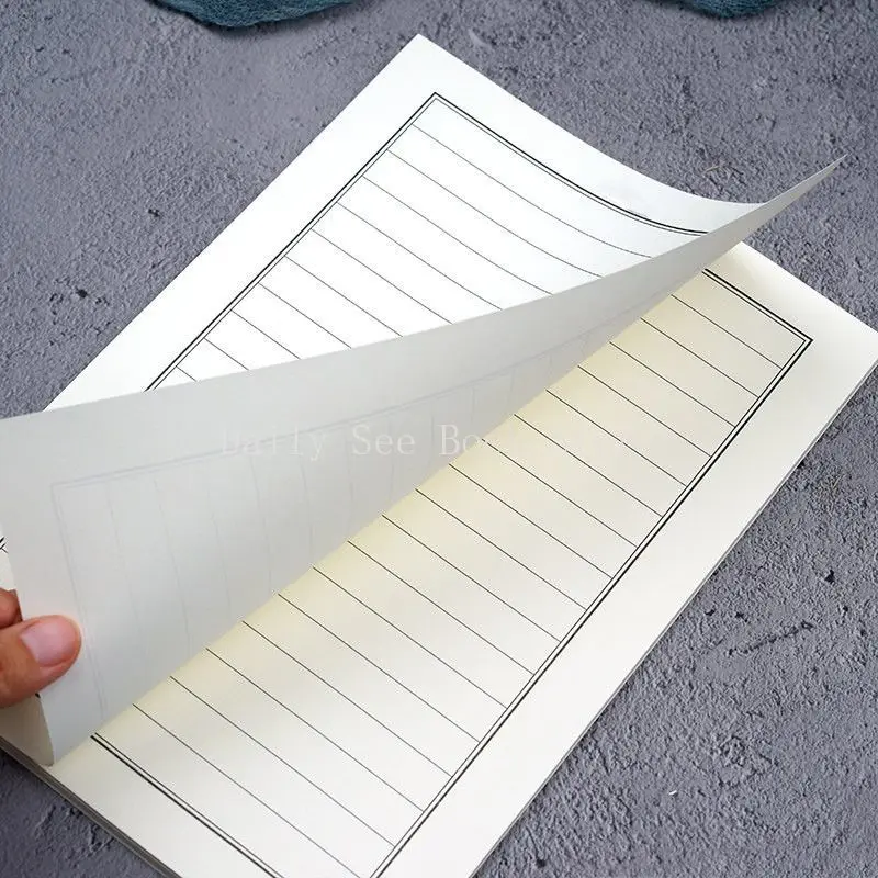 Handwriting Paper, Loose Leaf Writing, Horizontal Line, Field Calligraphy Paper