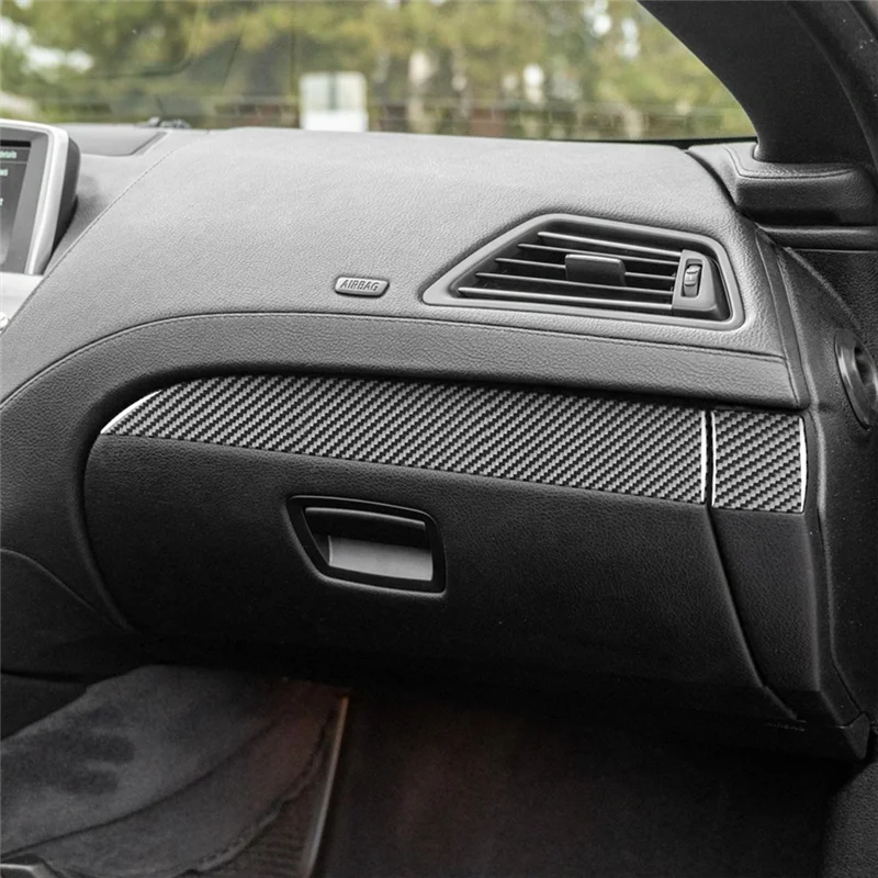 

Крышка приборной панели второго пилота, накладка из углеродного волокна для BMW 6 серии M6 F12 F13 F06 2011-2018, аксессуары