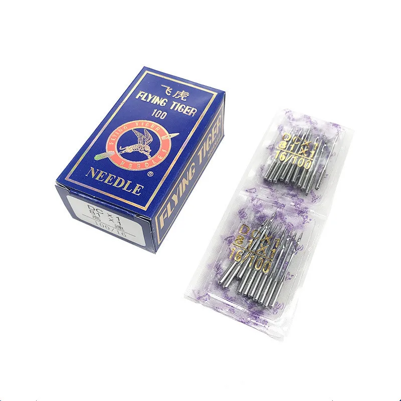 500Pcs Industrial Overlock Sewing Machine Needles DC*1 Stainless Steel 8# 9# 10# 11# 12# 14# 16# 18# 21# Various Models
