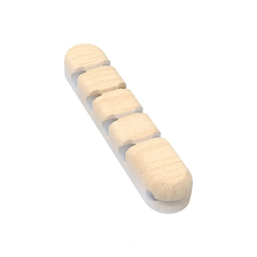Support de Câble Auto-Adhésif en Silicone, 3/5/7 Trous, pour la Gestion du Bureau