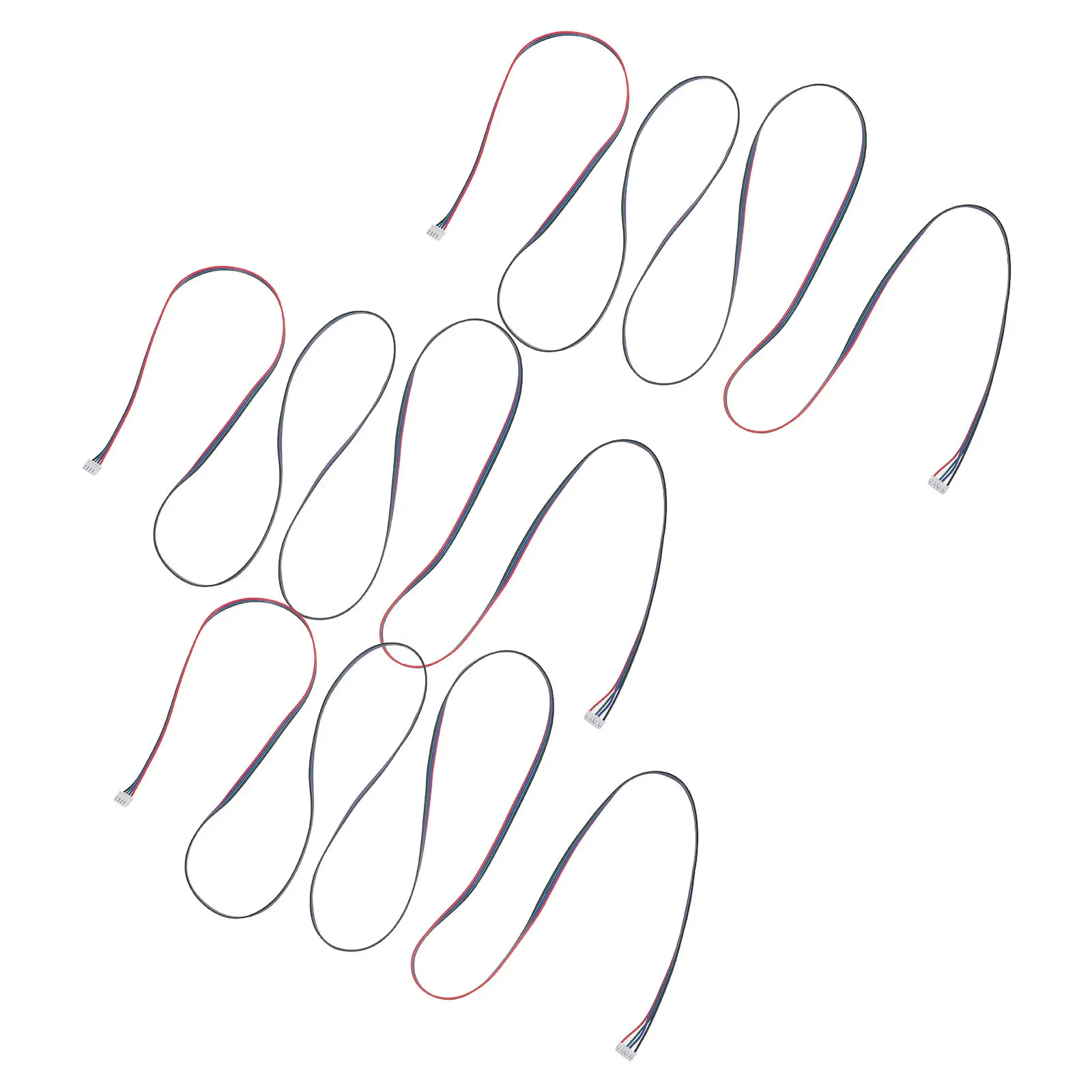 

3Pcs 4-Pin Stepper Motor Extension Cables 79 Inches Black for 3D Printers Stable Signal Transmission Motor Wire Extruder Cable