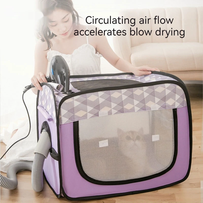 Pet Drying Box Foldable Portable Automatic Intelligent Small Heating Hair Dryer Pet Cleaning Products