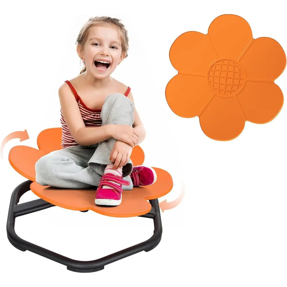 

Сенсорное вращающееся кресло для детей, малышей и для тренировок при аутизме - оранжевое