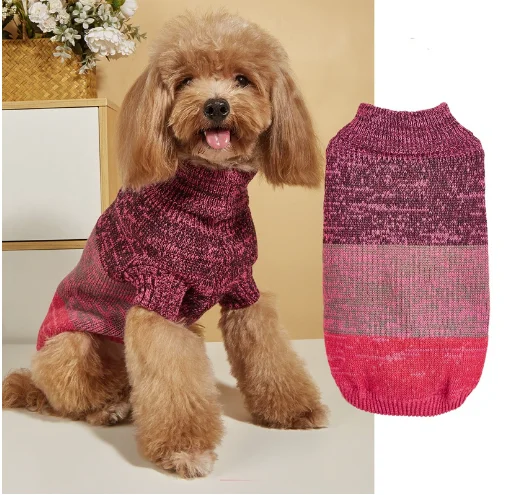 Pet Supplier Custom New Designer Dog tiger costume Winter dachshund sweater Funny animals Cute dogs Costume