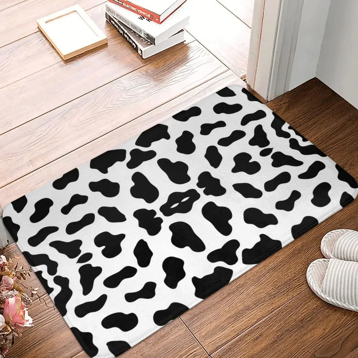 Dalmatian Spots Number 1 Doormat Rug Carpet Mat Footpad Polyester Non-slip Washable Front Room Corridor Bedroom Balcony Toilet