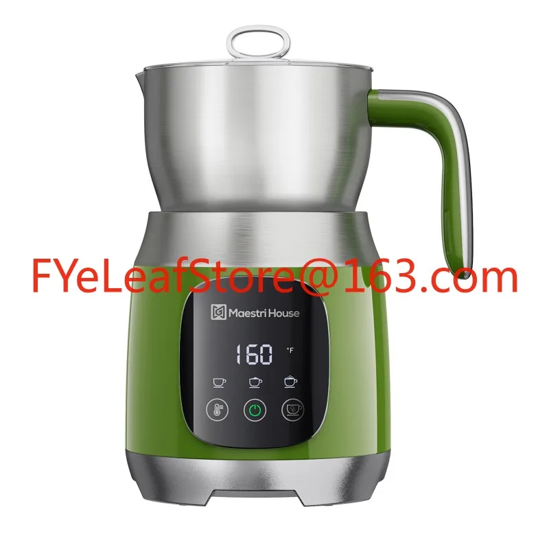 

House MMF-9304 Foam Maker Hot Machine Coffee Kettle Electric Steamer Green Detachable Milk Frother for Aat Milk