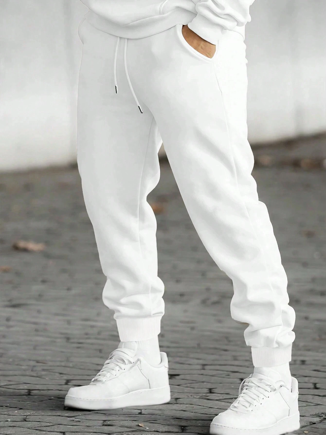 

Свободные мужские спортивные штаны с эластичной резинкой на талии и шнурком, повседневные удобные спортивные узкие спортивные штаны для фитнеса, уличная одежда