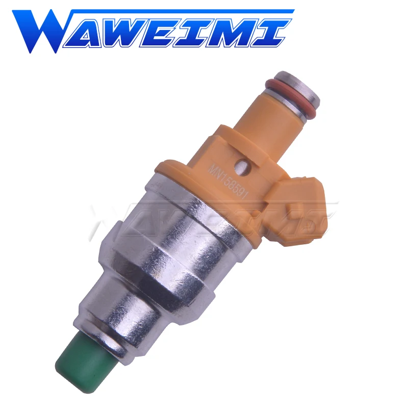 

Топливные форсунки WAWEIMI OEM MN158591, комплект из 6 шт., стандартный размер, хит продаж, для двигателей Mitsubishi (инжекторные)