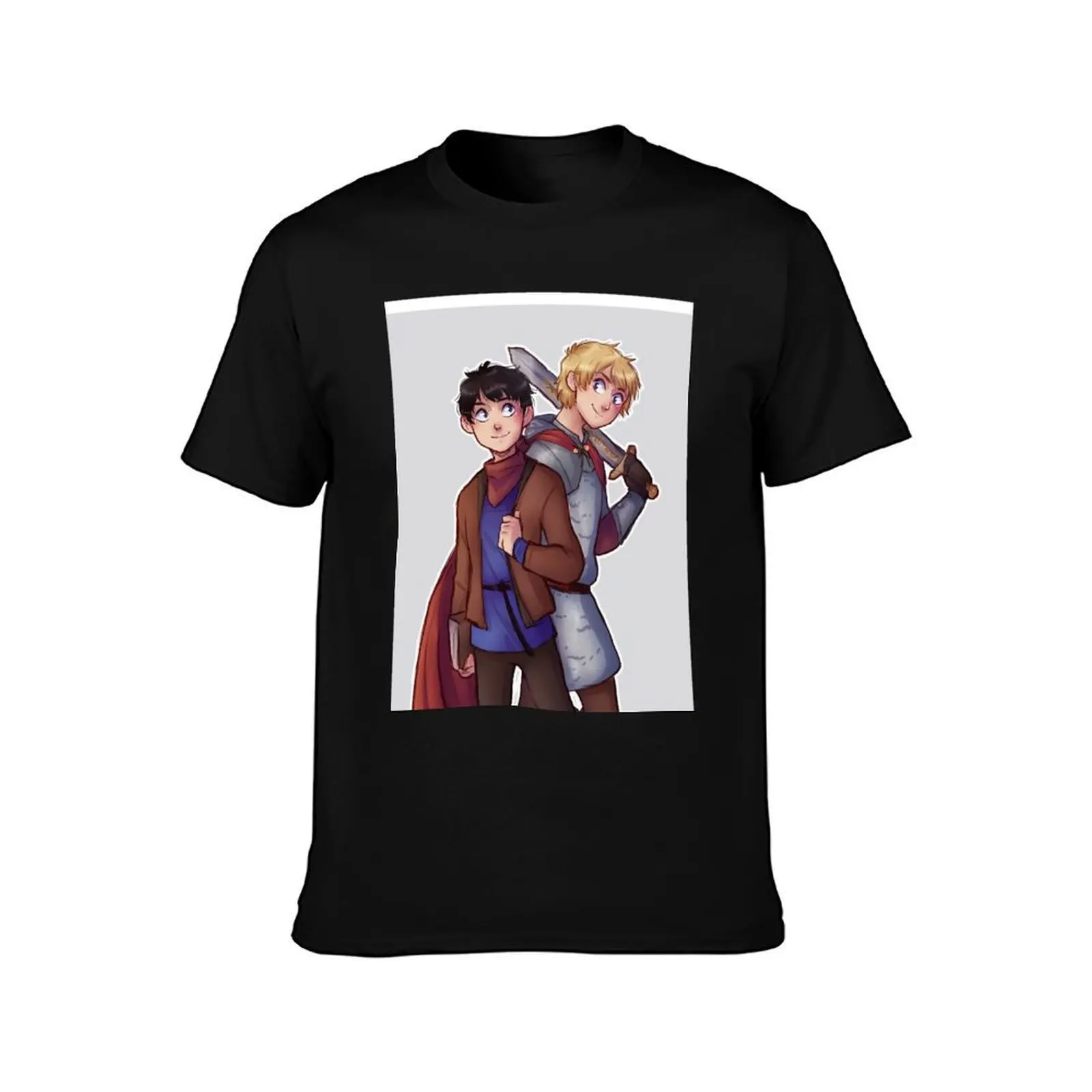 Day Gift For Bbc Merlin Gifts For Movie Fan T-Shirt Fashion Pattern Printed Tee Shirt T-Shirt