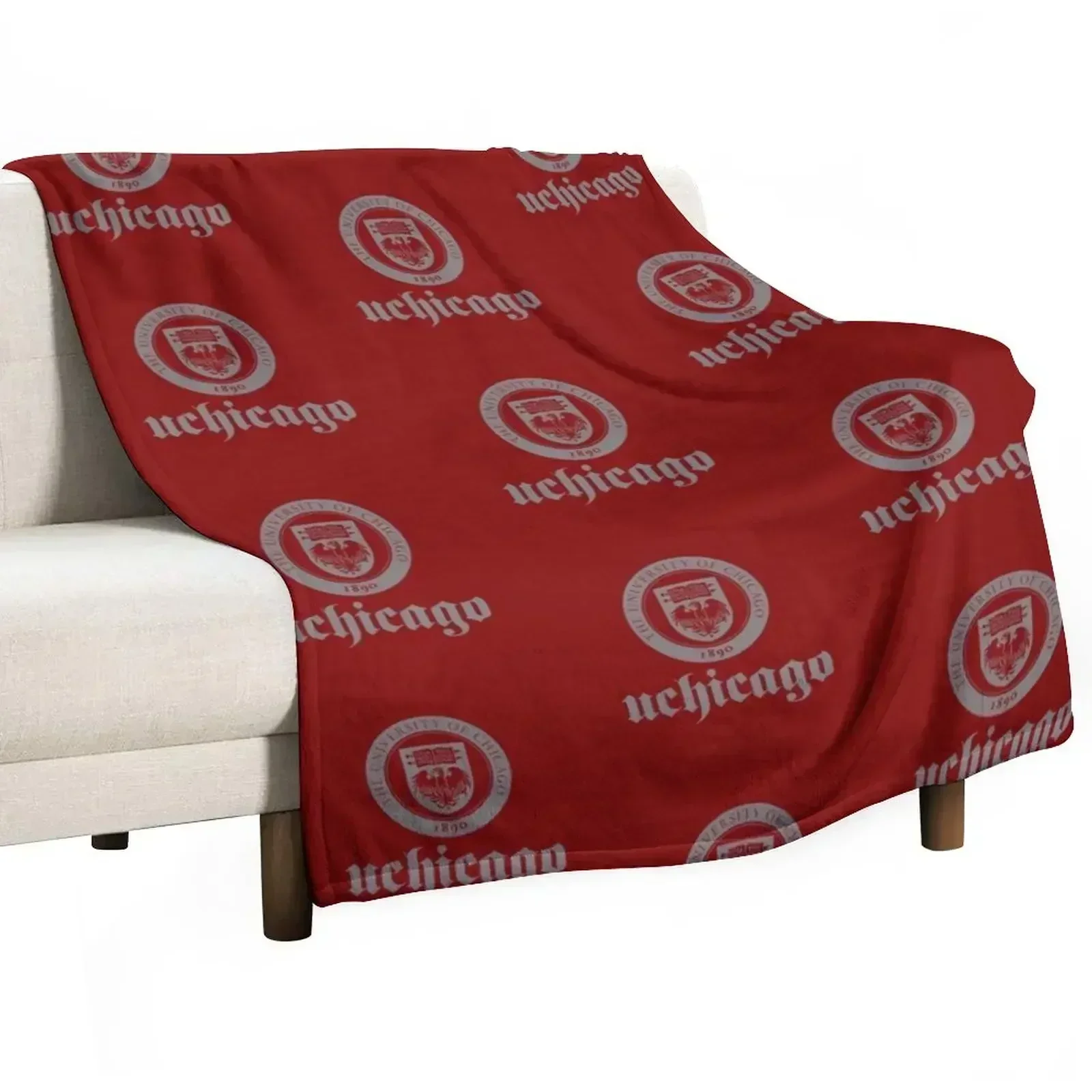 Chicago University Throw Blanket Blankets For Sofas Plaid on the sofa Sleeping Bag Baby Hair Softest Blankets
