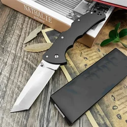 Code Pocket folding Knife Outdoor Survival Knife Camping Hunting EDC Tool D2 Tanto blade T6 aluminum handle gift