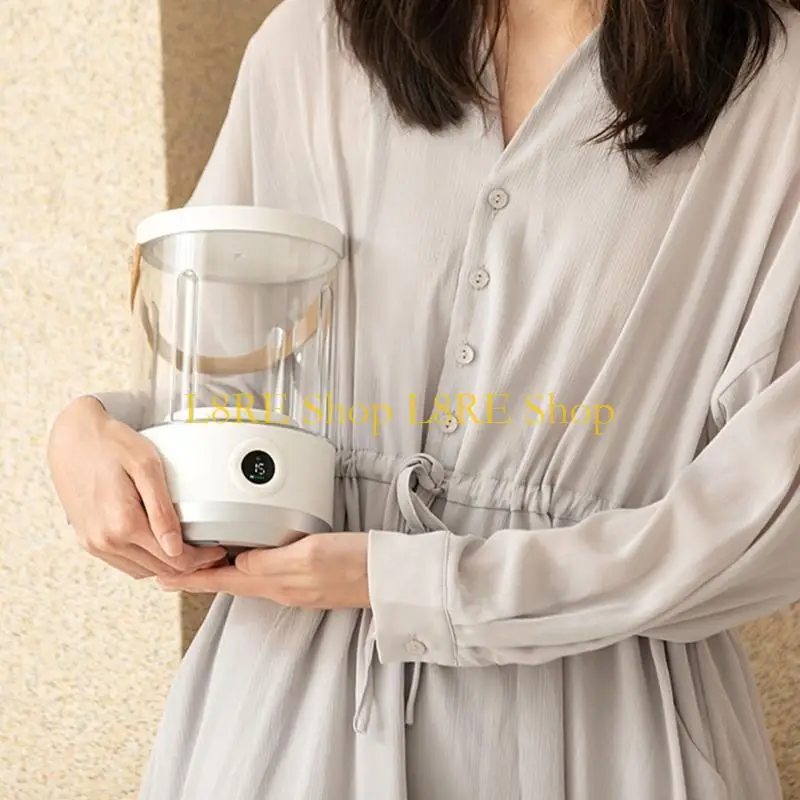 L8REポータブルワイヤレスミニワッシャーアンダーウェアのベビー服を掃除する4000mAh