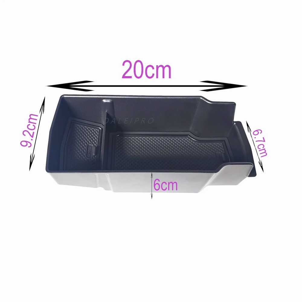For Peugeot E208 2008 GT E2008 e-2008 Car Armrest Storage Box Center Console Organize Tray Central Tidying Interior Accessories