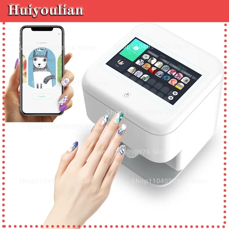 3D Automatic Intelligent Nail Printer Painting Machine Small Nail Printing Machine