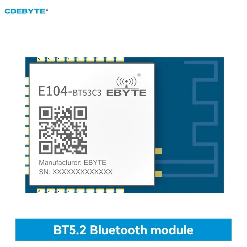 

EFR32BG22 2,4G BLE5.2 Беспроводной модуль Bluetooth EBYTE E104-BT53C3 Маломощная главная ведомая роль Большой радиус действия Высокоскоростной умный дом