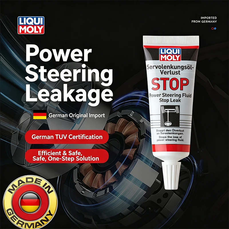 

LIQUI MOLY 1099 Power Steering Oil Loss Stop Prevents Oil Loss Reduce Noise Power Steering Fluid Stop Leak