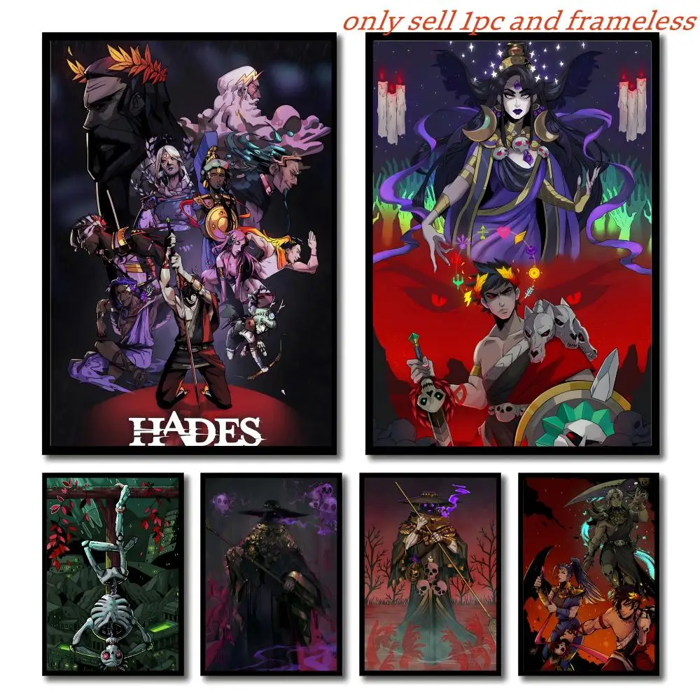 RPG Game H-Hades Poster Gift with prints Home bedroom living room decoration promotion and display