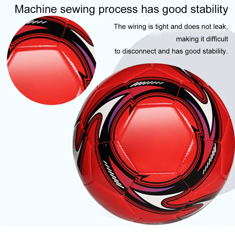 Standard Size 5 Soccer Ball Leakproof Campus Football Resistant Football Soccer Rubber New Elastic Wear Ball H3l0