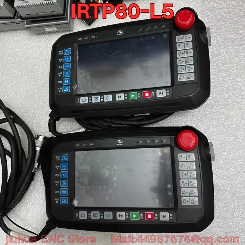 The function test of the second-hand RTP80-L5 handheld teaching device is normal.