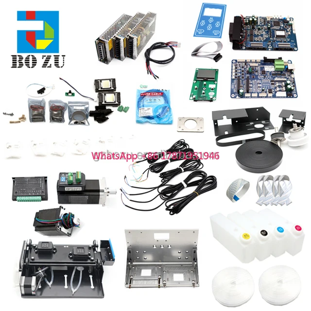 dx5 dx7 double printhead cover to xp600 print head upgrade kit headboard and mainboard set