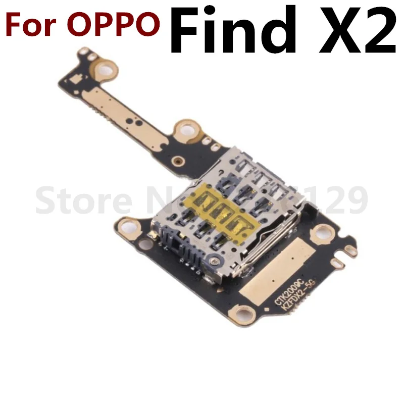 New SIM Card Reader Board USB Charging Port Dock Charger Connector Board Flex Cable For OPPO Find X X2 X3 Pro