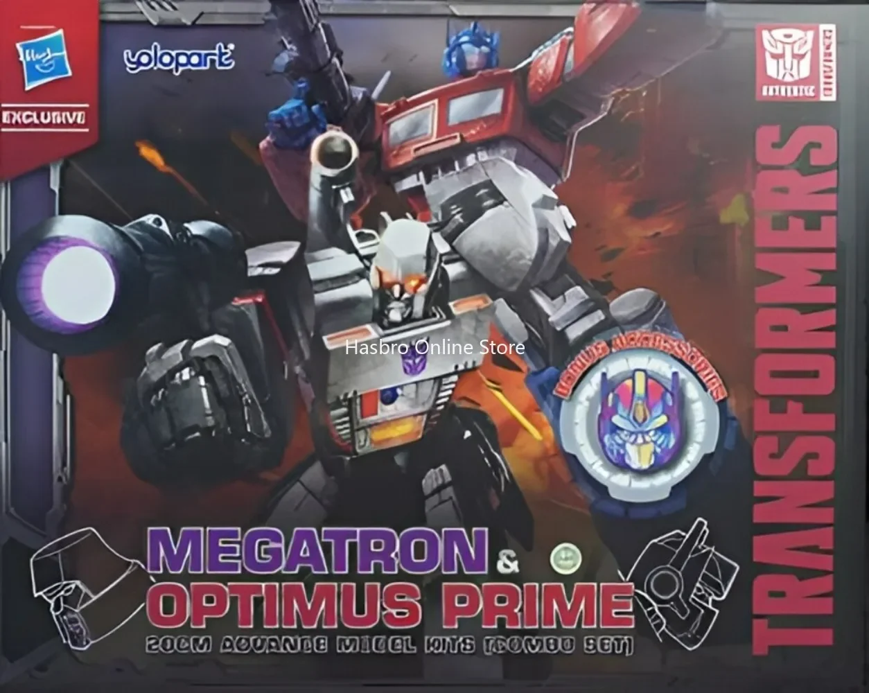 Hasbro Transformers G1 Optimus Prime and Megatron Advanced Model Kits G1884