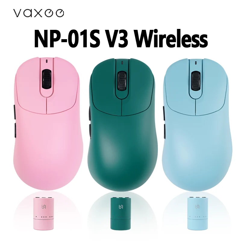 

VAXEE NP-01S V3 Wireless Gaming Mouse Core1 Sensor 850IPS Boost 8kHz Polling Rate 57g Lightweight With Customized 8K Dongle