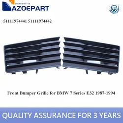 Front Bumper Lower Grille for BMW 7 Series E32 730i 735i 740i 750i 1987-1994 51111974441 51111974442