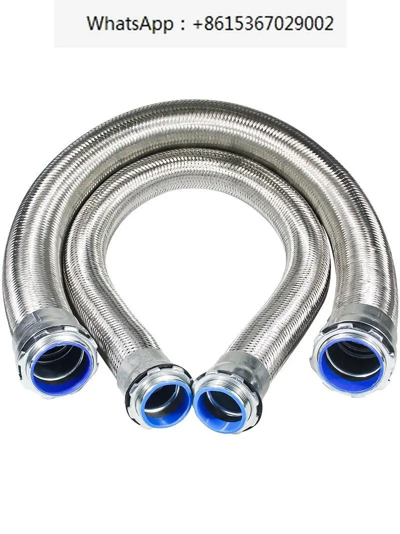 304 stainless steel hose metal threading tube numerical control machine tool expansion joint braided mesh jacket