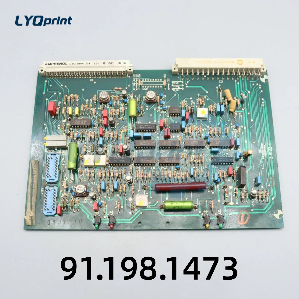 Heidelberg 91.198.1473 01SRJ-01 Circuit Board Control Panel 95% Original Used Offset Printing Machine Parts