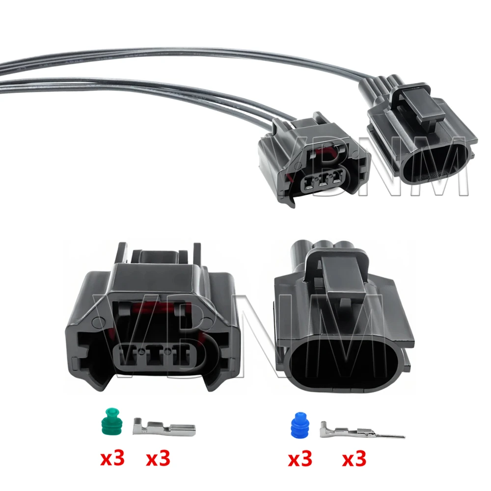 3 Pin 7182-7874-30 7223-6536-30 Auto Front Camshaft Sensor Connector Air Conditioning Pressure Switch Harness Plug For Nissan