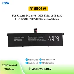 R15B01W New Laptop Battery For Xiaomi Pro 15.6 Series Notebook 7.6V 7900mAh 60.04Wh R15B02W TM1701 171501-AL 171501-AF