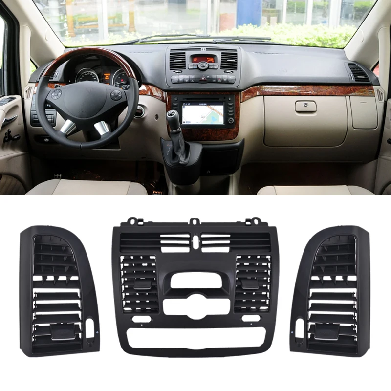 

For Mercedes Benz Vito Viano W636 W639 2004-2015 AC Vent Grille Central Air Vent Outlet Cover Panel Car Accessories