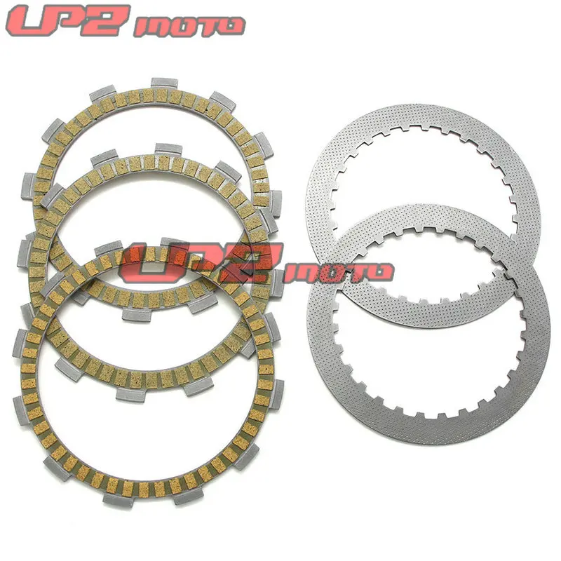 Clutch Friction Plate Discs for Suzuki VL125 Intruder LC 2000 2001 2002 2003 2004 2005 2006 2007-2008 00 01 02 03 04 05 06-08