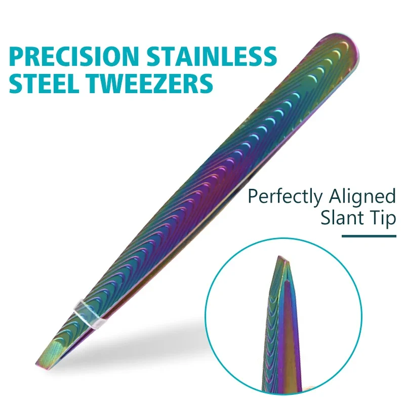 Removal Clip Women Professional Eyebrow Tweezer Trimmer Men Beard Eyelash Brow Stainless Hair Plucker For Face Lash Makeup Tools