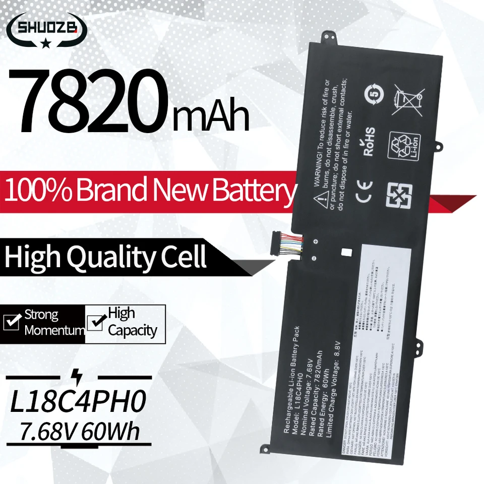 New L18C4PH0 L18M4PH0 Laptop Battery For Lenovo Yoga C940-14IIL