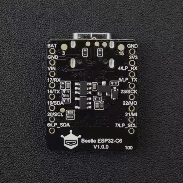 Mini scheda di sviluppo DFRobot Beetle ESP32 C6