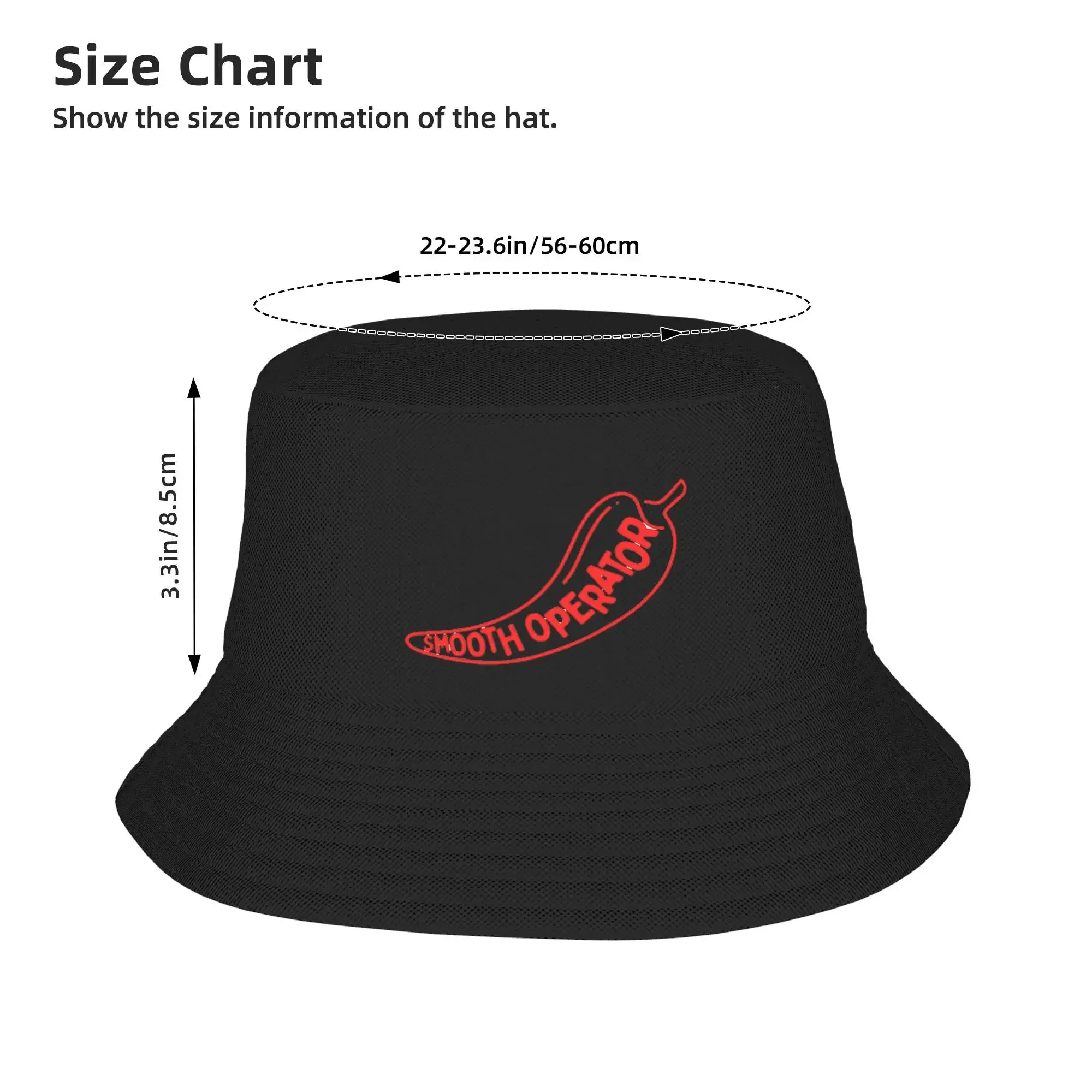 Smooth Operator Red Logo Bucket Hats Panama For Man Woman Bob Hats Outdoor Cool Autumn Hats For Summer Beach Fishing Unisex Caps