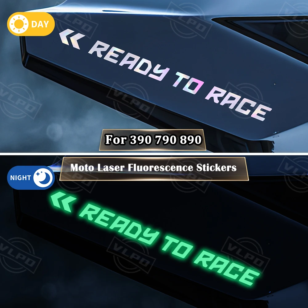 Ready To Race Sticker For 125 390 Exc Super Adventure 790 890 S R 990 250 1190 Rc 200 300 Accessories Motorcycle Laser Stickers