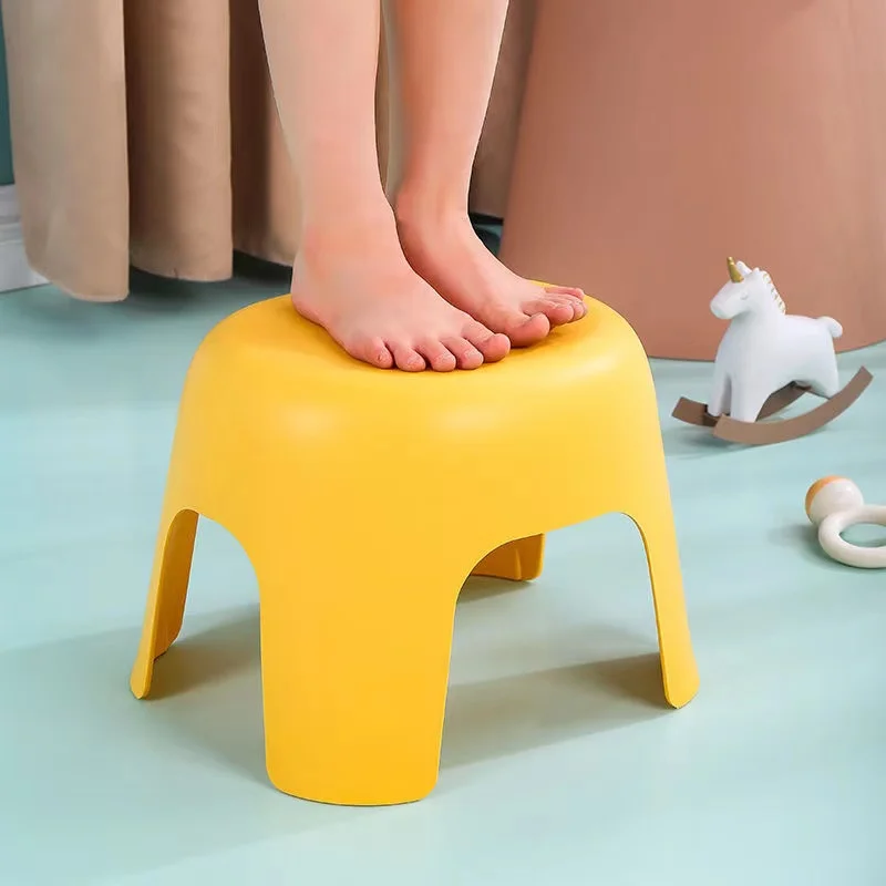 2024 Anti-slip Footstool men Bathing Stool Low Stool Baby Bathroom