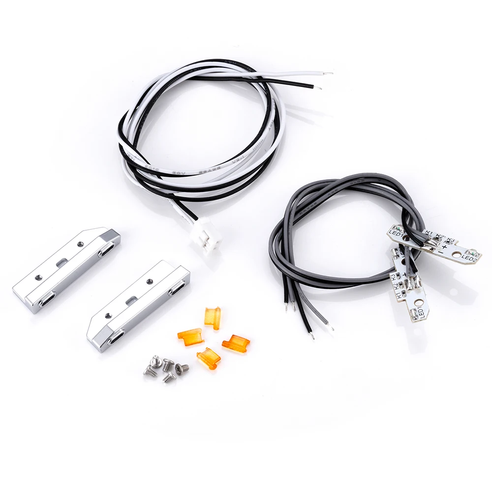 Trinood metal pedal luz pé lâmpada para 1/14 tamiya rc caminhão basculante 770s scania atualizar peças