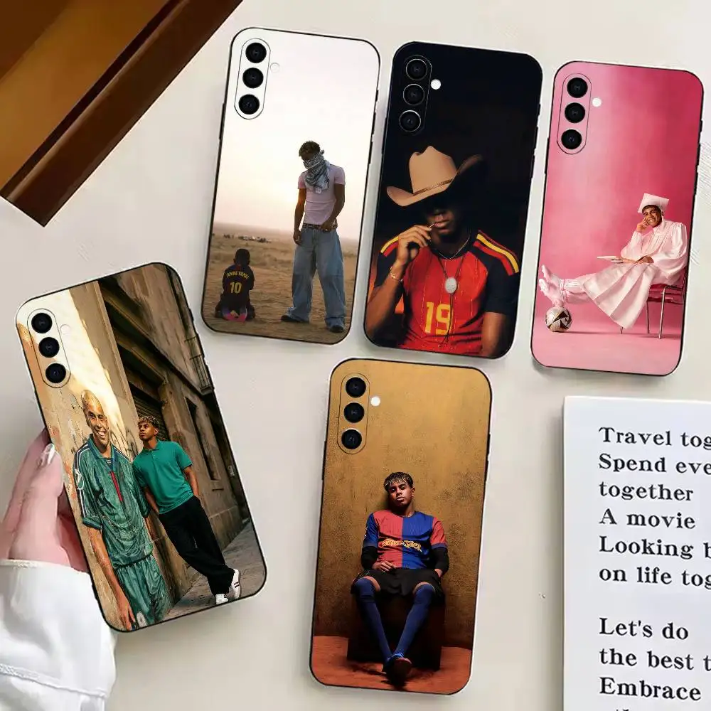 Y-Yamal  Phone Case For Samsung Galaxy A20,A21s,A22,A31,A32,A52,A53,A72,73,A80 Black TPU Soft Case
