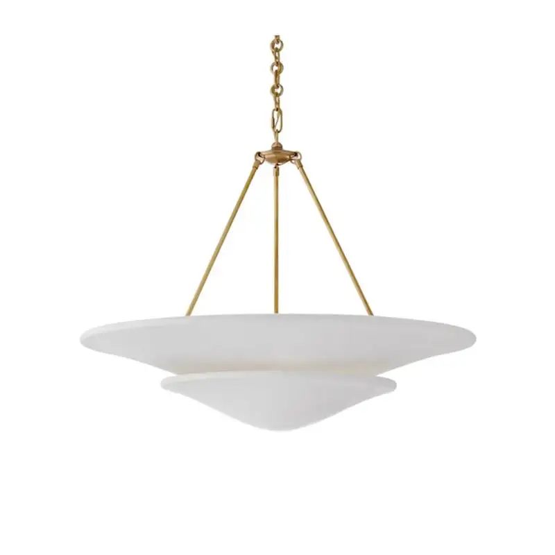 

Dining room chandelier French designer retro villa living room bedroom study model room wabi sabi wind lamps