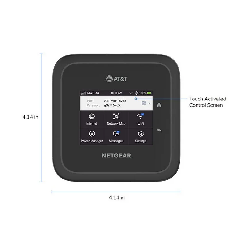 Imagem -04 - Netgear-nighthawk Mr6500 m6 Pro Roteador Wifi Desbloqueado Banda Global 5g Mmwave Sub6 3.6gbps Porta Ethernet 2.5g Sdx65 Novo